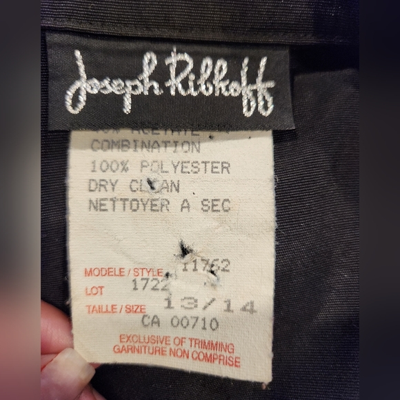 Joseph Ribkoff Double Breast Jacket/Blazer & See Through Panels on Sleeve/Back - Picture 8 of 9